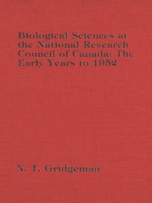 cover image of Biological Sciences at the National Research Council of Canada
